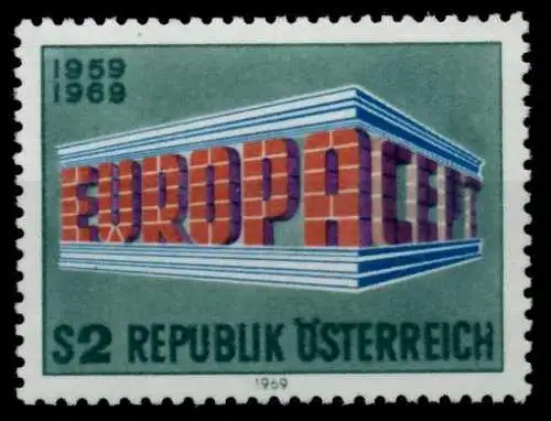 ÖSTERREICH 1969 Nr 1291 postfrisch S58F766