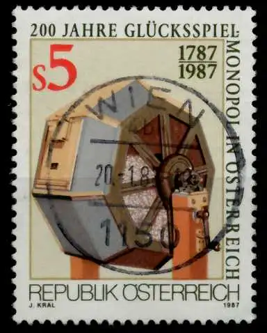 ÖSTERREICH 1987 Nr 1904 zentrisch gestempelt 7E3686