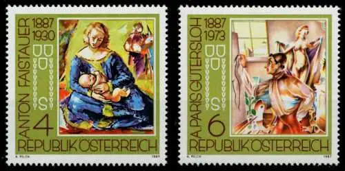 ÖSTERREICH 1987 Nr 1874-1875 postfrisch S58FAD2