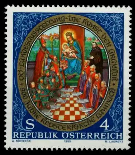 ÖSTERREICH 1989 Nr 1957 postfrisch S597CF2