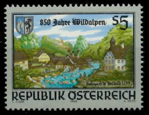 ÖSTERREICH 1989 Nr 1969 postfrisch S597DA2