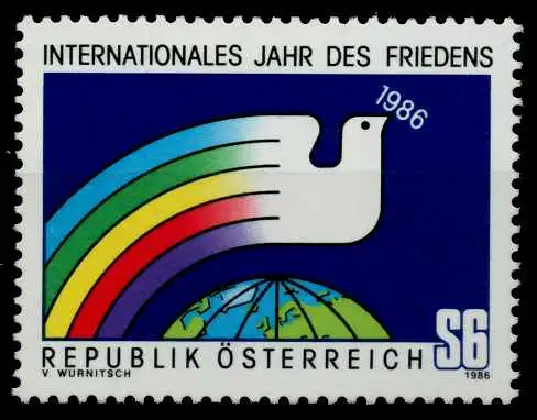 ÖSTERREICH 1986 Nr 1837 postfrisch S597E8E