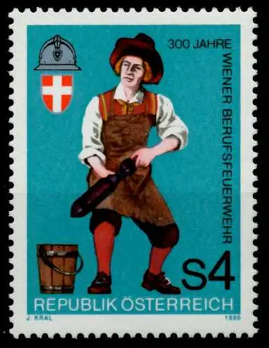 ÖSTERREICH 1986 Nr 1861 postfrisch S597F9A