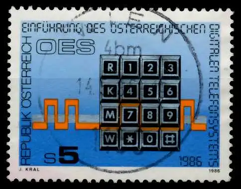 ÖSTERREICH 1986 Nr 1838 zentrisch gestempelt 7EAC5E