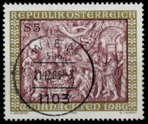 ÖSTERREICH 1986 Nr 1870 zentrisch gestempelt 7EAD6A