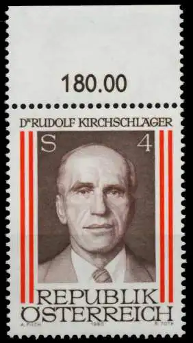 ÖSTERREICH 1980 Nr 1635 postfrisch ORA 7EAFEE