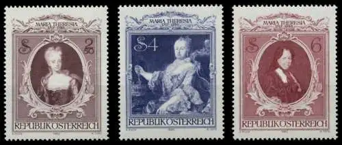 ÖSTERREICH 1980 Nr 1638-1640 postfrisch S598486