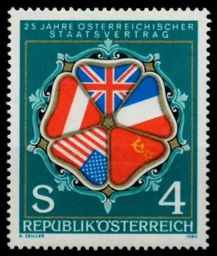 ÖSTERREICH 1980 Nr 1641 postfrisch S59E3FE