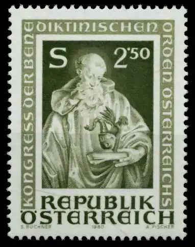 ÖSTERREICH 1980 Nr 1642 postfrisch S59E40E