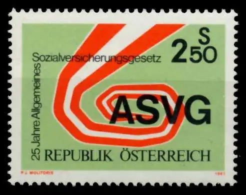 ÖSTERREICH 1981 Nr 1664 postfrisch S59E822