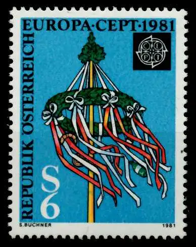 ÖSTERREICH 1981 Nr 1671 postfrisch S59E89E