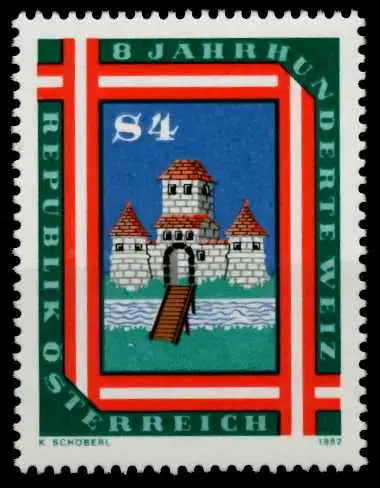 ÖSTERREICH 1982 Nr 1709 postfrisch S59EA3A