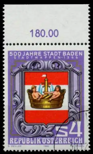 ÖSTERREICH 1980 Nr 1631 gestempelt ORA 7EF7CE