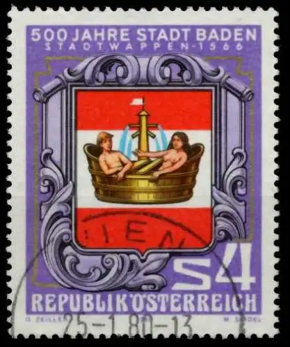 ÖSTERREICH 1980 Nr 1631 zentrisch gestempelt 7EF7DE