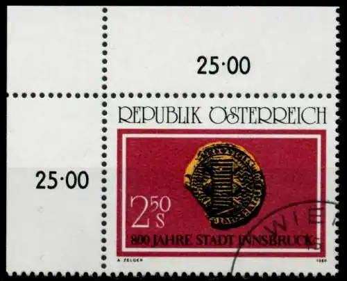 ÖSTERREICH 1980 Nr 1647 gestempelt ECKE-OLI 7EF8DA