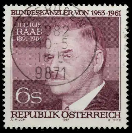 ÖSTERREICH 1981 Nr 1690 zentrisch gestempelt 7F320A