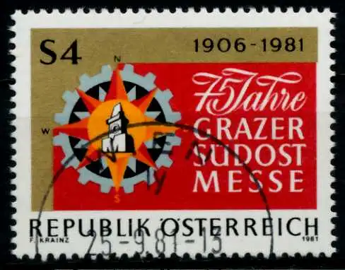 ÖSTERREICH 1981 Nr 1682 zentrisch gestempelt 7F32CE