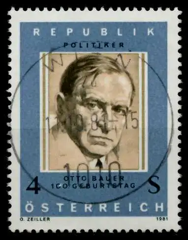 ÖSTERREICH 1981 Nr 1678 zentrisch gestempelt 7F32F6