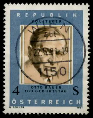 ÖSTERREICH 1981 Nr 1678 zentrisch gestempelt 7F32F2