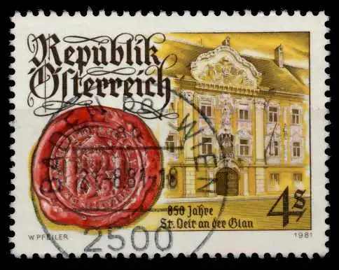 ÖSTERREICH 1981 Nr 1675 zentrisch gestempelt 7F3326