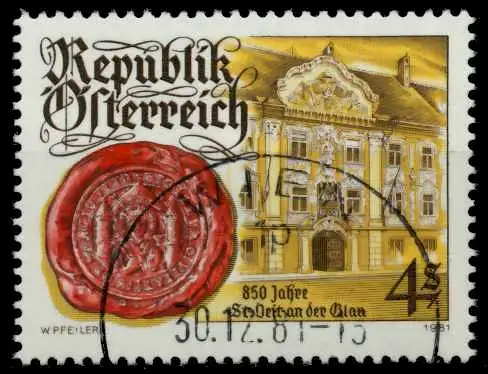 ÖSTERREICH 1981 Nr 1675 zentrisch gestempelt 7F332A