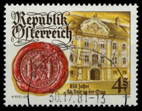 ÖSTERREICH 1981 Nr 1675 zentrisch gestempelt 7F3336