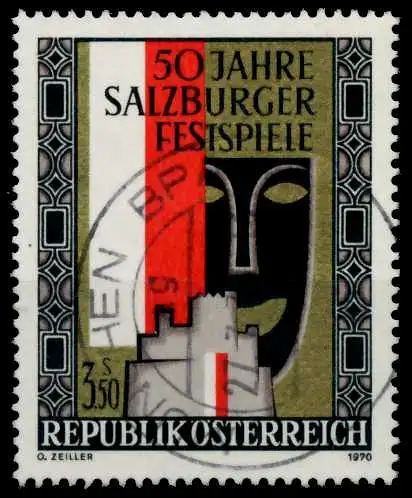 ÖSTERREICH 1970 Nr 1335 zentrisch gestempelt 7F3526