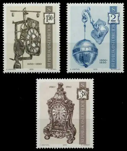 ÖSTERREICH 1970 Nr 1328-1330 postfrisch S5A2A4A