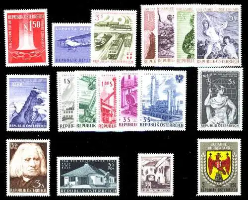 ÖSTERREICH Nr 1084-1102 postfrisch JAHRGANG S5A6316