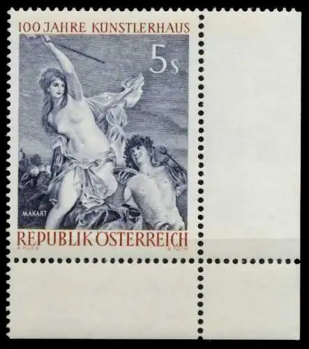 ÖSTERREICH 1961 Nr 1090 postfrisch ECKE-URE 7F3856