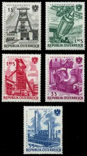 ÖSTERREICH 1961 Nr 1092-1096 postfrisch S5A6482