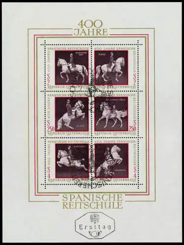 ÖSTERREICH BLOCK KLEINBOGEN Block 2 ESST ZENTR- 7FB7DA