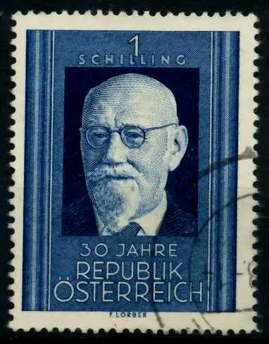 ÖSTERREICH 1948 Nr 927 gestempelt 7FBACA