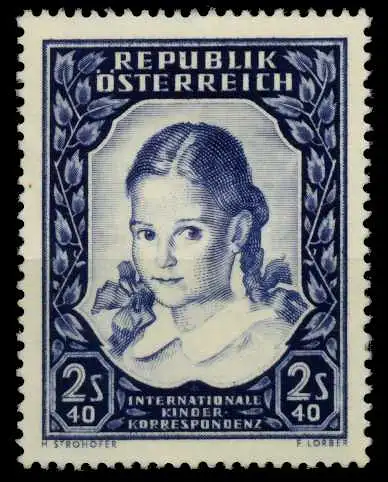 ÖSTERREICH 1952 Nr 976 postfrisch 7FBD5E