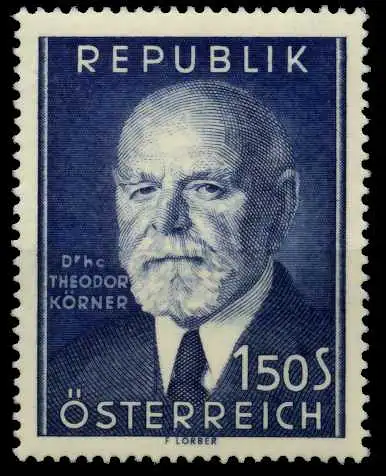 ÖSTERREICH 1953 Nr 982 postfrisch 7FBDD6