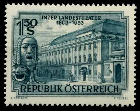 ÖSTERREICH 1953 Nr 988 postfrisch 7FBE12