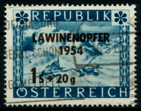 ÖSTERREICH 1954 Nr 998 gestempelt 7FBF4E