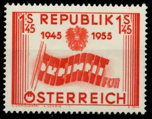 ÖSTERREICH 1955 Nr 1014 postfrisch 7FE106