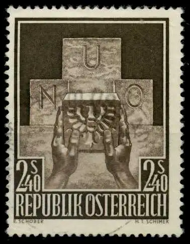 ÖSTERREICH 1956 Nr 1025 gestempelt 7FE28E