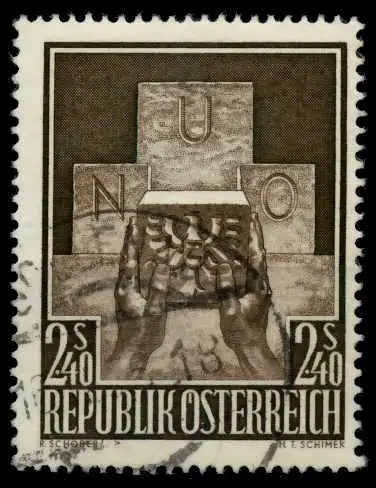 ÖSTERREICH 1956 Nr 1025 gestempelt 7FE262