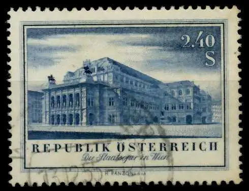 ÖSTERREICH 1955 Nr 1021 gestempelt 7FE332