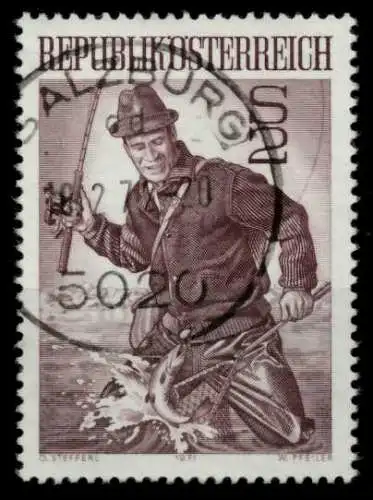 ÖSTERREICH 1971 Nr 1377 gestempelt 7FE39E