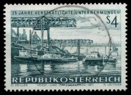 ÖSTERREICH 1971 Nr 1375 zentrisch gestempelt 7FE402