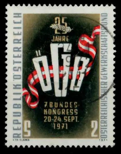 ÖSTERREICH 1971 Nr 1369 zentrisch gestempelt 7FE44E