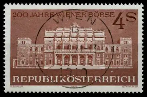 ÖSTERREICH 1971 Nr 1367 gestempelt 7FE496