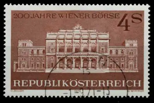 ÖSTERREICH 1971 Nr 1367 gestempelt 7FE4A2