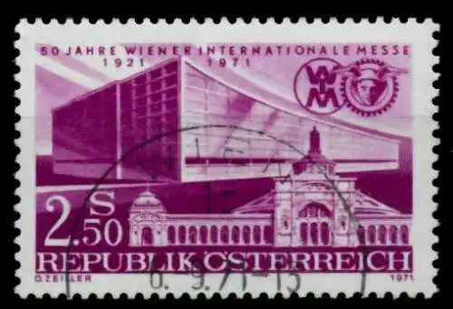 ÖSTERREICH 1971 Nr 1368 zentrisch gestempelt 7FE4A6