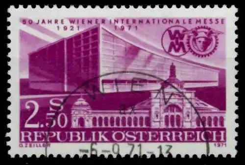 ÖSTERREICH 1971 Nr 1368 zentrisch gestempelt 7FE492