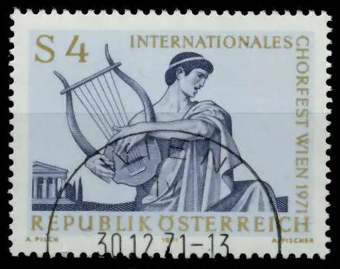 ÖSTERREICH 1971 Nr 1365 zentrisch gestempelt 7FE4DE