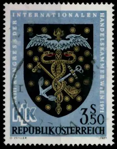 ÖSTERREICH 1971 Nr 1358 zentrisch gestempelt 7FE54A